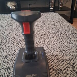 Black and Red Joystick Controller